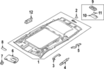 739456RA0A - Body: Grip Handle Front Bracket for Nissan Image image