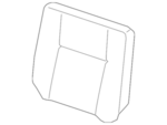 88661EZ50A - Body: Seat Back Pad for Nissan Image image