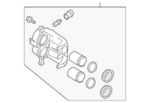 41001ZP02A - Brakes: Disc Brake Caliper for Nissan Image image