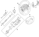 484309BV3A - Steering: Steering Wheel for Nissan Image image