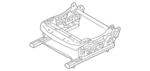 873516RF0A - Body: Cushion Frame for Nissan Image image