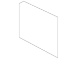 889401LA5B - Body: Seat Belt Guide Insert for Nissan Image image