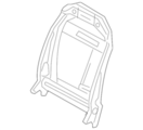 871045HC0A - Body: Seat Back Frame for Nissan Image image