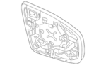 963661AA0A - Body: Mirror Glass for Nissan Image image