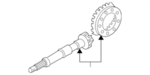 381000F56A - Universals &amp; Rear Axle: Ring &amp; Pinion for Nissan Image image