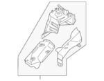 F41214BAMA - Body: Apron Assembly for Nissan Image image