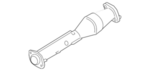 200A06JF0E - Exhaust: Front Pipe for Nissan Image image