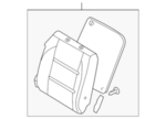 87650ZQ31A - Body: Seat Back Assembly for Nissan Image image