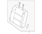 87650ZR01A - Body: Seat Back Assembly for Nissan Image image
