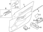 809009HF0B - Body: Door Trim Panel for Nissan Image image