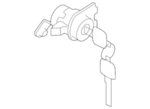 H06003TU0A - Body: Cylinder &amp; Keys for Nissan Image image