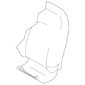 876709KN0A - Body: Seat Back Cushion Cover for Nissan Image image