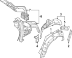 781A85MP1A - Body: Gusset for Nissan Image image