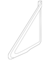 768201JA0B - : Vent Glass for Nissan Image
