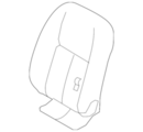 87650EZ05A - Body: Seat Back Assembly for Nissan Image image