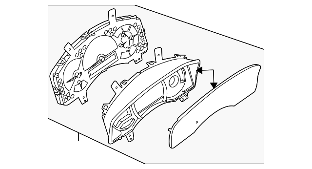 248107S20A - : Instrument Cluster for Nissan Image