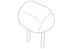 864601ZR0E - Body: Headrest for Nissan Image image
