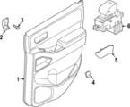 829009BU4A - Body: Door Trim Panel for Nissan Image image