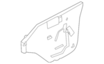 808606LE0A - Body: Water Shield for Nissan Image image