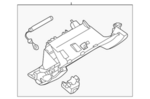 681086GJ5A - : Glove Box Frame for Nissan Image