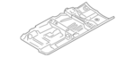 G43211EAMA - Body: Front Floor Pan for Nissan Image image