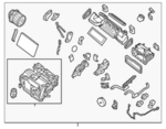 272105UD1C - HVAC: AC &amp; Heater Assembly for Nissan Image image