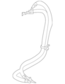 283604BC0A - Electrical: Wire for Nissan Image image