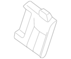 886703YU0A - Body: Seat Back Cover for Nissan Image image