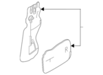 82860EZ10A - Body: Water Shield for Nissan Image image