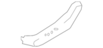 873804RB3A - Body: Outer Finish Panel for Nissan Image image