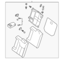 886504FU7A - Body: Seat Back Assembly for Nissan Image image