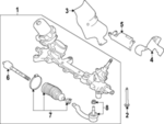 490016CA4B - Steering: Gear Assembly for Nissan Image image