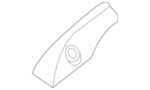 73831ZQ00A - Body: Cross Bar End Cover for Nissan Image image
