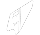 828603WC0A - Body: Door Water Deflector for Nissan Image image