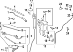 288865MR0B - Body: Wiper Arm for Nissan Image image
