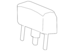 864005AB0B - Body: Headrest for Nissan Image image