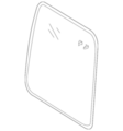 963651PA1E - Body: Mirror Glass for Nissan Image image