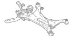 554006CA1B - Suspension: Cross-member for Nissan Image image