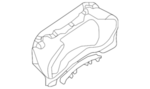 682404RA0A - Body: Cluster Bezel for Nissan Image image