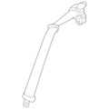 888444RA8B - Body: Seat Belt Lap And Shoulder Belt for Nissan Image image