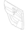 829015ZW2E - Body: Door Trim Panel for Nissan Image image