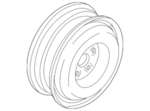D03005ZW1B - : Spare Wheel for Nissan Image