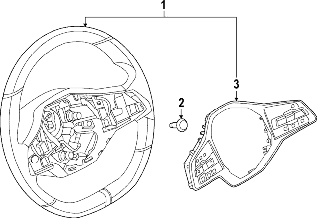 484305MP5E - : Steering Wheel for Nissan Image