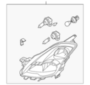 26010JB10A - : Headlamp Assembly for Nissan Image