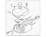 46010EZ52A - Body: Master Cylinder for Nissan Image image