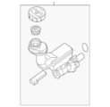 460103SG0B - Body: Master Cylinder for Nissan Image image