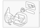 963029FV6E - Body: Mirror Assembly for Nissan Image image