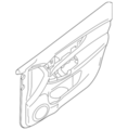 829016MR0A - Body: Door Trim Panel for Nissan Image image