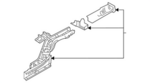 G55106RRMA - Body: Rear Rail Assembly for Nissan Image image