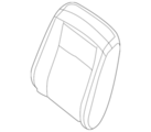 876509JB7A - Body: Seat Back Assembly for Nissan Image image
